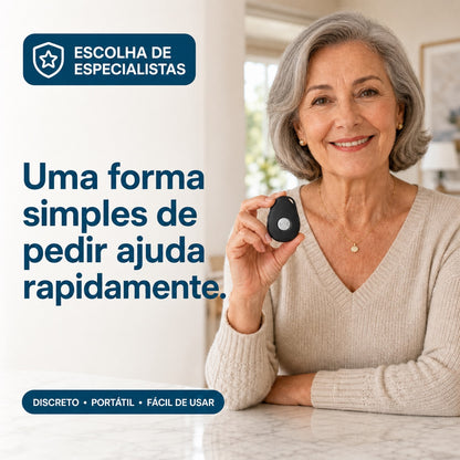 Botão SOS Cuidado24 com Teleassistência 24/7